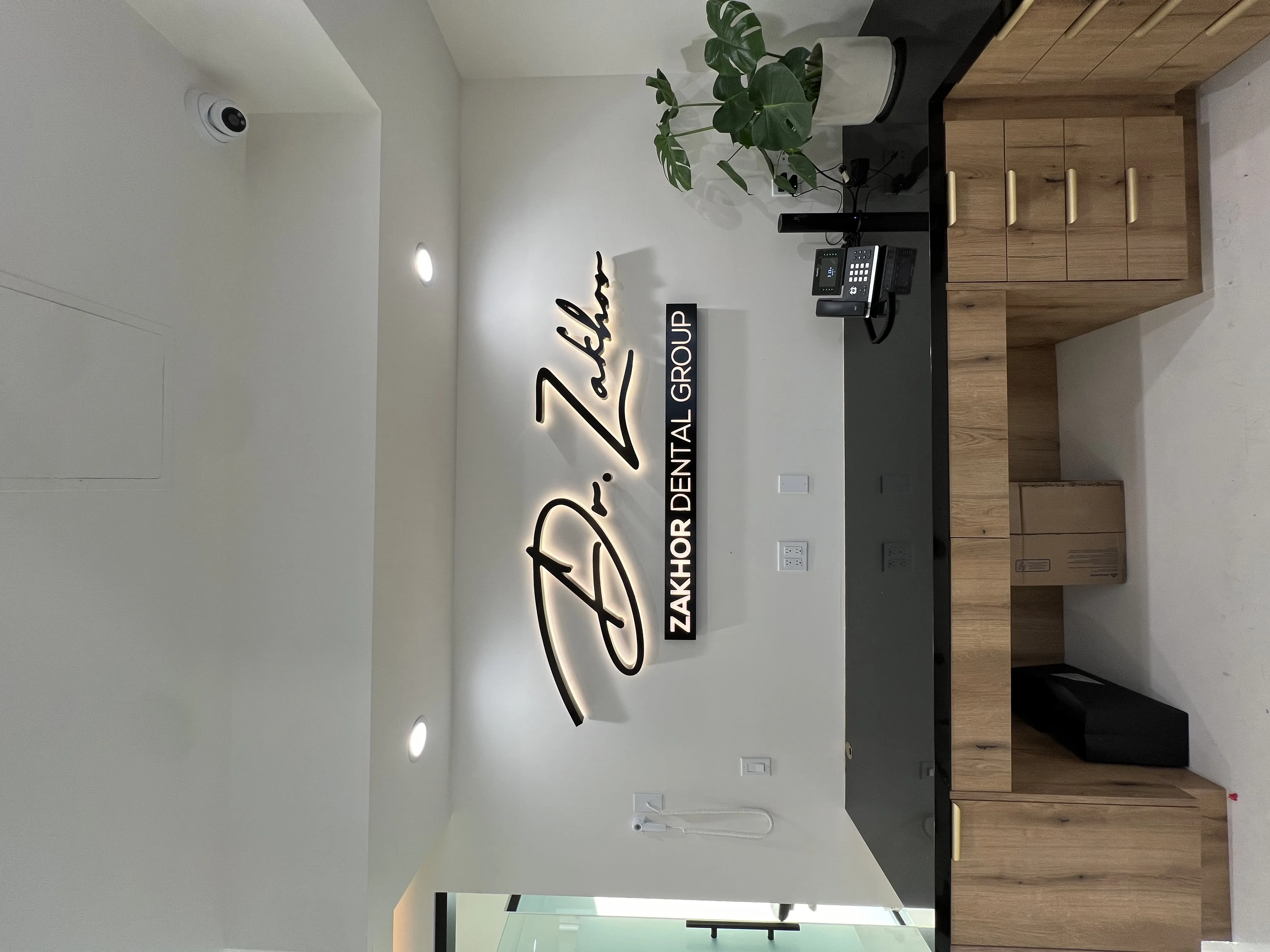 Sign installation example 3